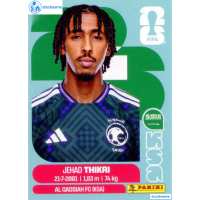 KSA006 - Jihad Thakri | Saudi Arabia | Panini World Cup 2026 Base Sticker