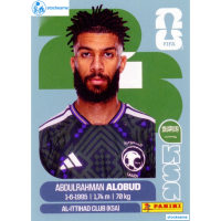 KSA017 - Abdulrahman Al-Aboud | Saudi Arabia | Panini World Cup 2026 Base Sticker