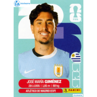 URU005 - José María Giménez | Uruguay | Panini World Cup 2026 Base Sticker