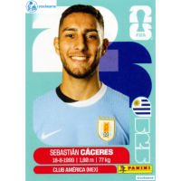 URU006 - Sebastian Caceres | Uruguay | Panini World Cup 2026 Base Sticker