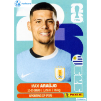 URU016 - Maxi Araujo | Uruguay | Panini World Cup 2026 Base Sticker