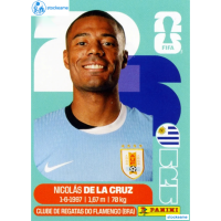 URU015 - Nicolás de la Cruz | Uruguay | Panini World Cup 2026 Base Sticker