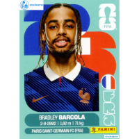 FRA016 - Bradley Barcola | France | Panini World Cup 2026 Base Sticker