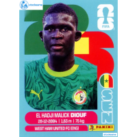 SEN007 - El Hadji Malick Diouf | Senegal | Panini World Cup 2026 Base Sticker