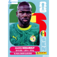 SEN008 - Kalidou Koulibaly | Senegal | Panini World Cup 2026 Base Sticker