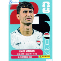 IRQ008 - Manaf Younis | Iraq | Panini World Cup 2026 Base Sticker