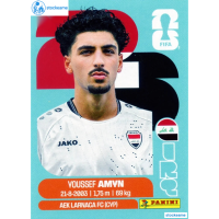 IRQ014 - Youssef Amyn | Iraq | Panini World Cup 2026 Base Sticker