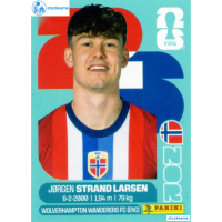 NOR018 - Jorgen Strand Larsen | Norway | Panini World Cup 2026 Base Sticker