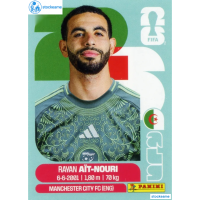 ALG005 - Rayan Aït-Nouri | Algeria | Panini World Cup 2026 Base Sticker