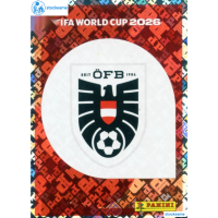 AUT001 - Emblem | Austria | Panini World Cup 2026 Foil Sticker