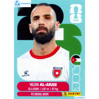 JOR005 - Yazan Al-Arab | Jordan | Panini World Cup 2026 Base Sticker
