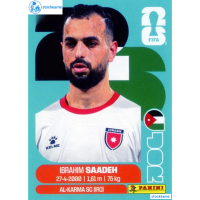 JOR009 - Ibrahim Saadeh | Jordan | Panini World Cup 2026 Base Sticker