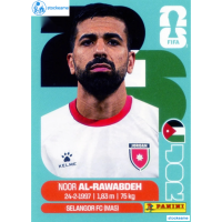 JOR011 - Noor Al-Rawabdeh | Jordan | Panini World Cup 2026 Base Sticker