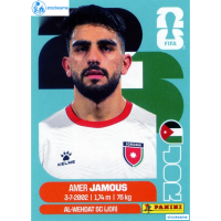 JOR014 - Amer Jamous | Jordan | Panini World Cup 2026 Base Sticker