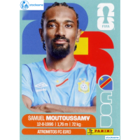COD011 - Samuel Moutoussamy | DR Congo | Panini World Cup 2026 Base Sticker