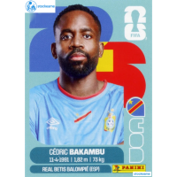 COD019 - Cédric Bakambu | DR Congo | Panini World Cup 2026 Base Sticker