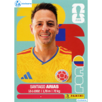 COL009 - Santiago Arias | Colombia | Panini World Cup 2026 Base Sticker
