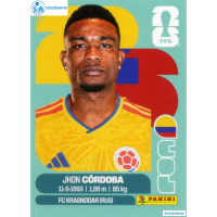 COL018 - Jhon Cordova | Colombia | Panini World Cup 2026 Base Sticker