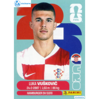 CRO006 - Luka Vušković | Croatia | Panini World Cup 2026 Base Sticker