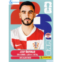 CRO007 - Josip Sutalo | Croatia | Panini World Cup 2026 Base Sticker
