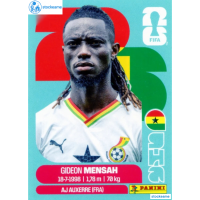 GHA007 - Gideon Mensah | Ghana | Panini World Cup 2026 Base Sticker