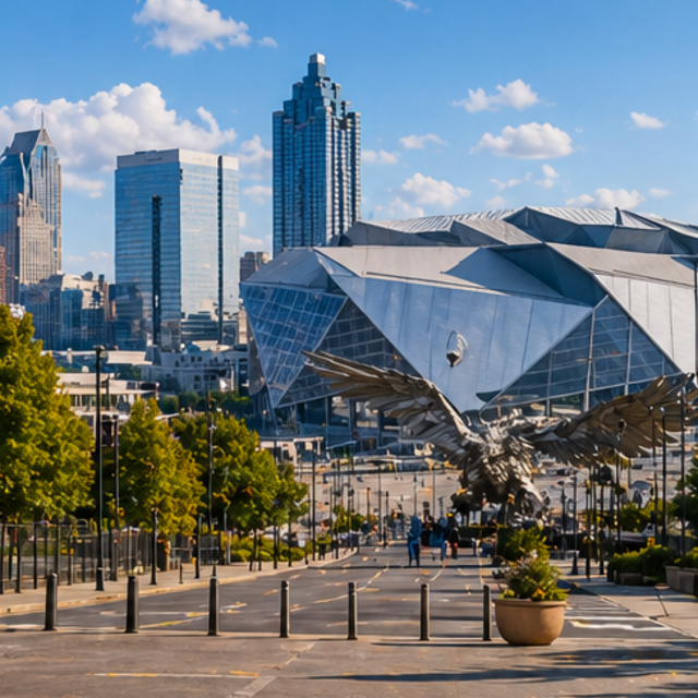 Atlanta pre-match photo stop