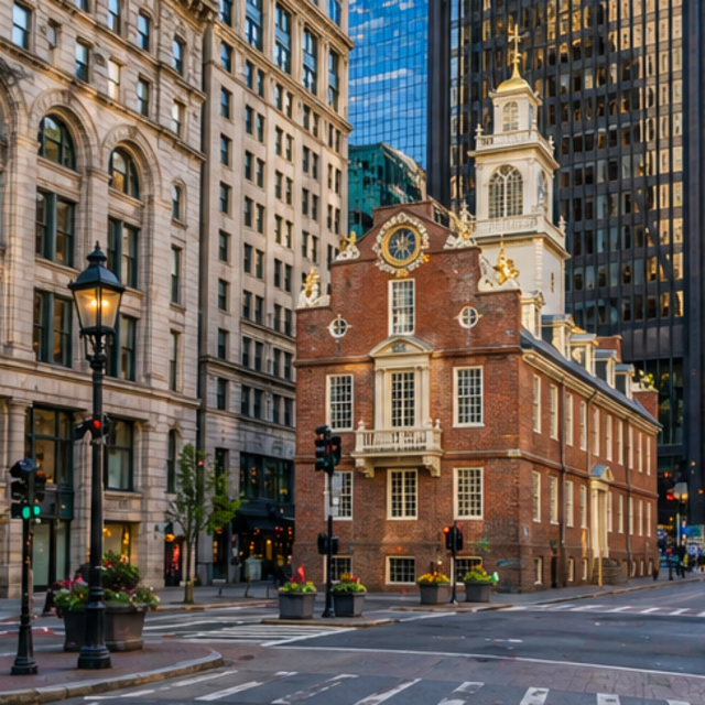 Boston city center loop