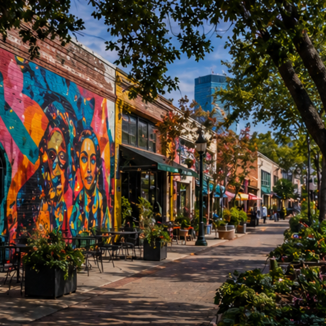 Houston fan-friendly neighborhood