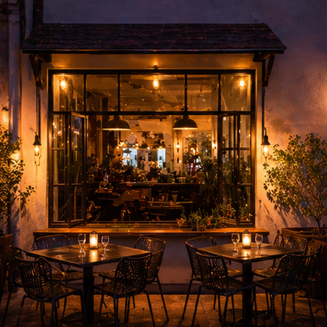Koreatown Dinner Window