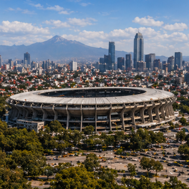 Mexico City pre-match photo stop
