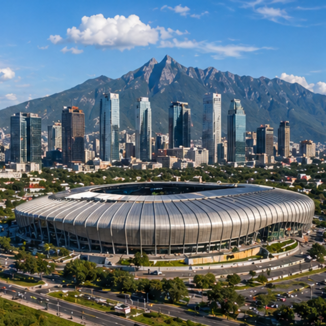 Monterrey pre-match photo stop