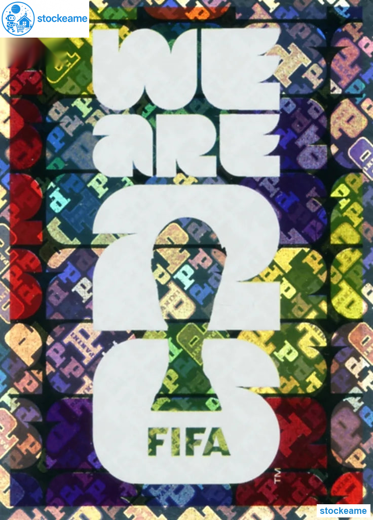 FWC004 - Official Slogan | FIFA World Cup 2026 | Panini World Cup 2026 Foil Sticker - Image 2