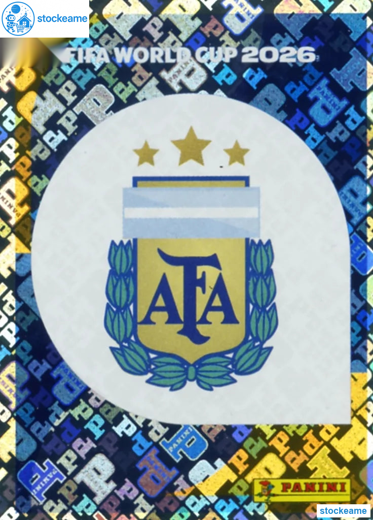 ARG001 - Emblem | Argentina | Panini World Cup 2026 Foil Sticker - Image 2