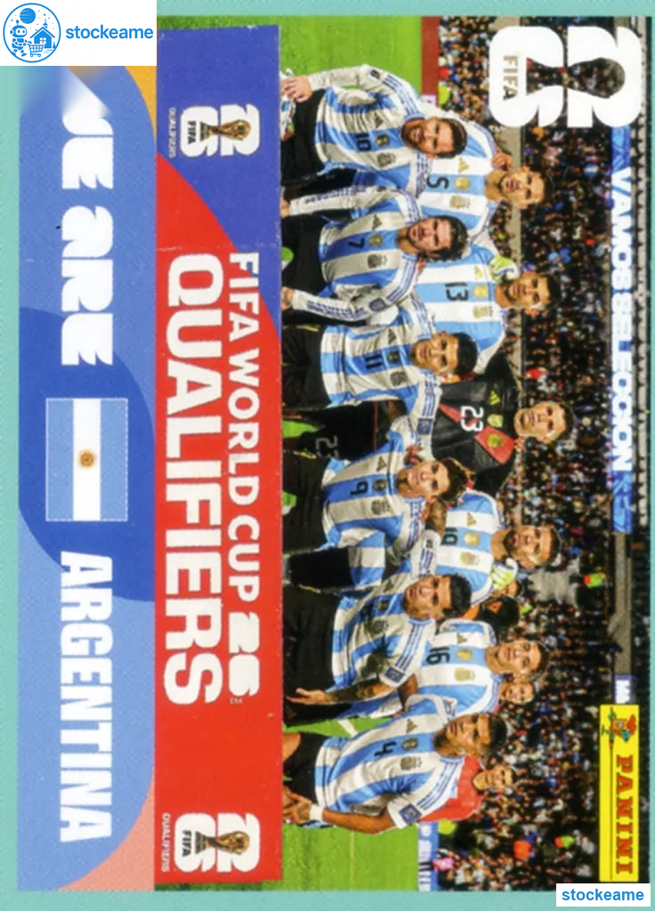 ARG013 - Team Photo | Argentina | Panini World Cup 2026 Base Sticker - Image 2