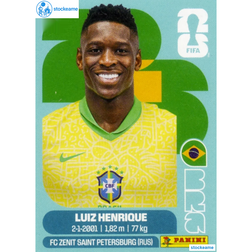 BRA012 - Luiz Henrique | Brazil | Panini World Cup 2026 Base Sticker