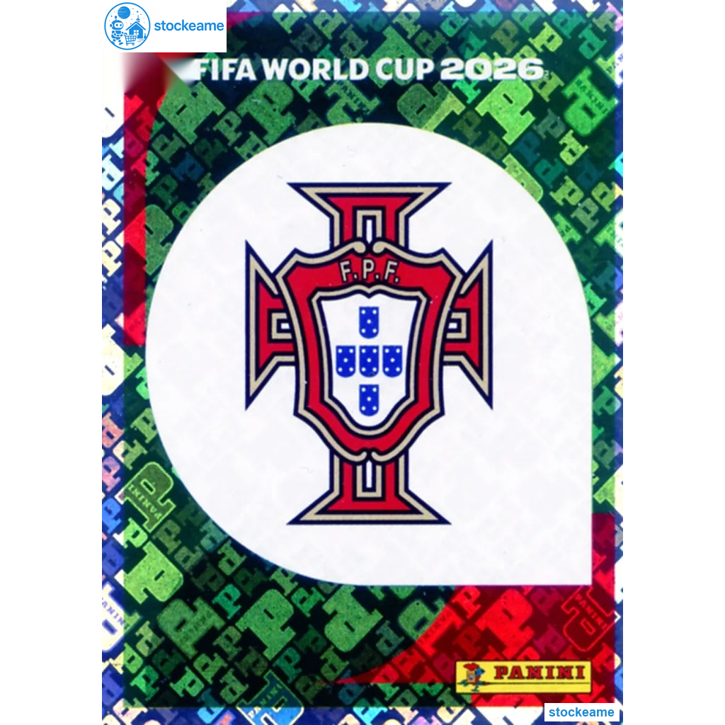 POR001 - Emblem | Portugal | Panini World Cup 2026 Foil Sticker
