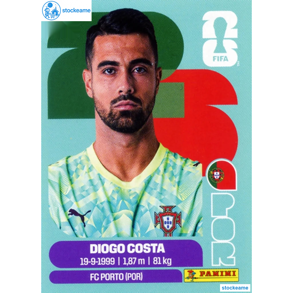 POR002 - Diogo Costa | Portugal | Panini World Cup 2026 Base Sticker