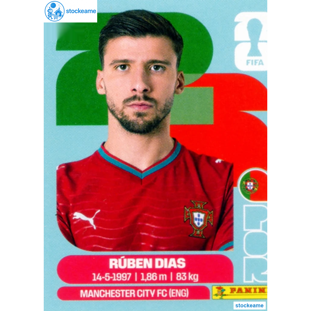 POR004 - Ruben Dias | Portugal | Panini World Cup 2026 Base Sticker