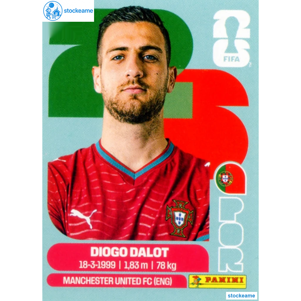POR006 - Diogo Dalot | Portugal | Panini World Cup 2026 Base Sticker